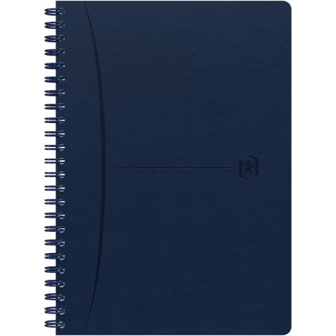 Linajkový blok špirálový Oxford Signature A5, modrý