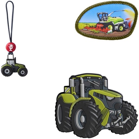 Doplnková sada obrázkov MAGIC MAGS Green Tractor Jimmy k aktovkám GRADE, SPACE, CLOUD, 2v1 a KID