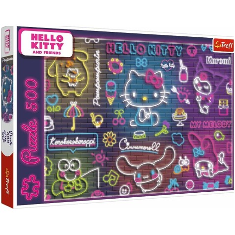 Puzzle Neon Hello Kitty 500 dielikov