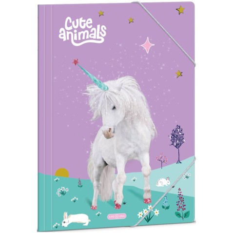 Zložka na zošity A4 Cute Animals - jednorožec