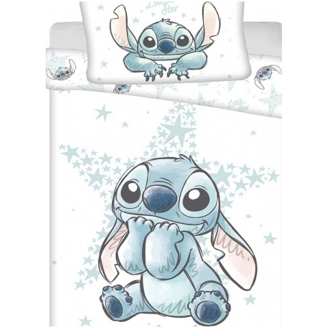 Obliečky do postieľky Lilo and Stitch White Star baby