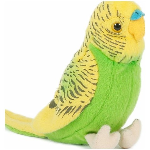 Andulka zelená plyš 19cm 0m+