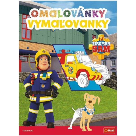 Omaľovánky Hasič Sam