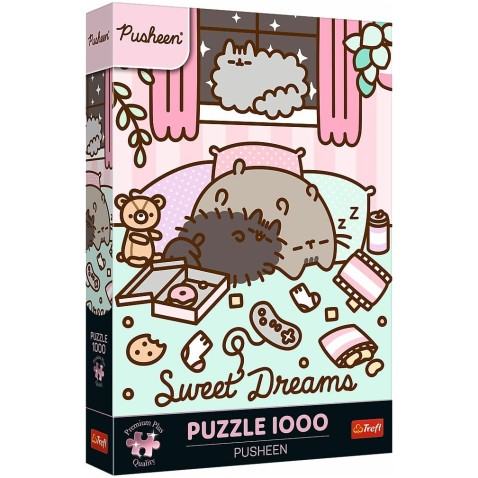Puzzle Premium Plus: Pusheen 1000 dielikov