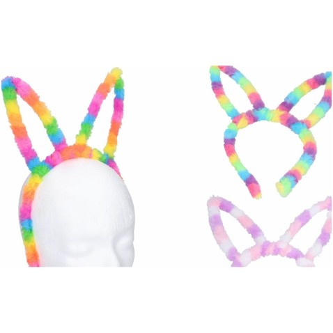 Čelenka králičie uši, 3 farby