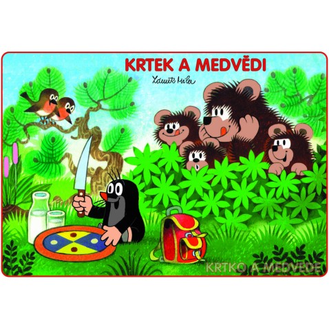 Omaľovanky A5 - Krtko a medvede