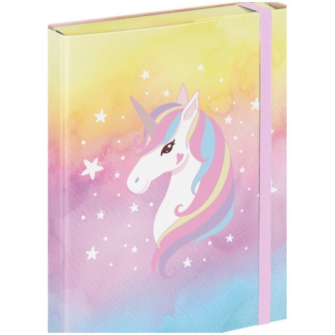 Box na zošity A5 Baagl Rainbow Unicorn
