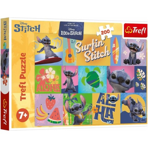 Puzzle Lilo & Stitch - Havajské dobrodružstvá 200 dielikov