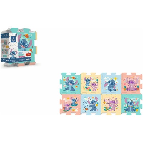 Penové puzzle Lilo & Stitch 8ks 0m+