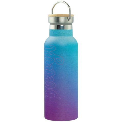 BAAGL Termofľaša s bambusovým viečkom Gradient modro-fialová, 500 ml