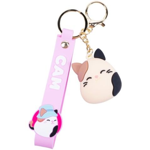 Prívesok na kľúče Squishmallows FIZZ - Kocúr Cam