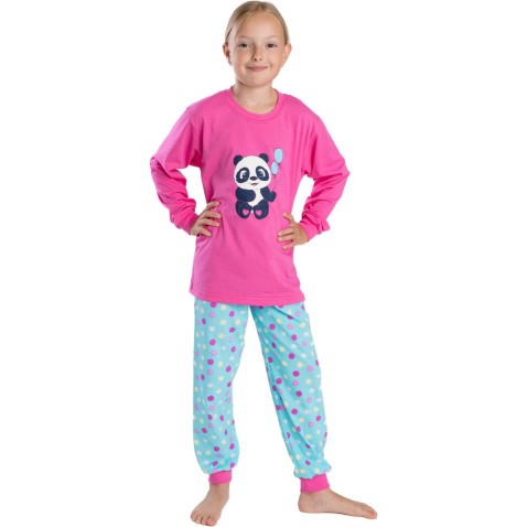 Detské pyžamo Bettymode PANDA dlhý rukáv