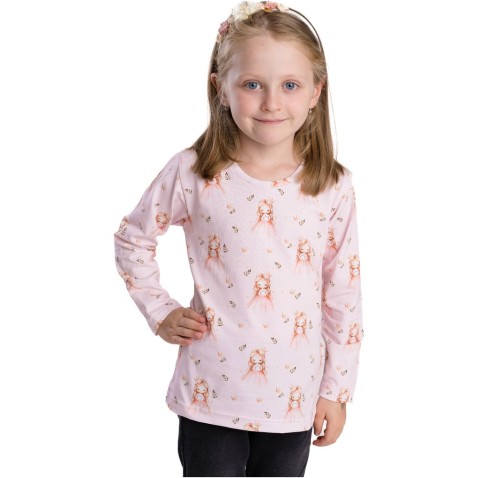 Detské tričko Bettymode PRINCEZNA dlhý rukáv