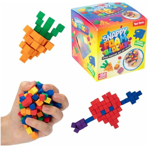 Stavebnica mini kocky penové samolepiace