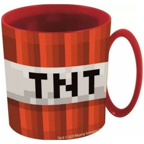Hrnček Minecraft 390 ml červený
