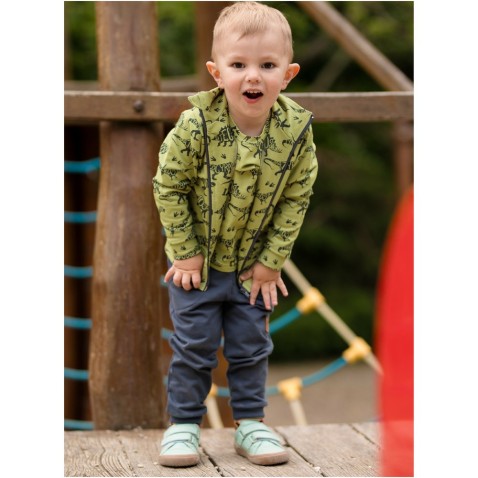 Chlapčenská mikina Bettymode DINO NA ZELENEJ