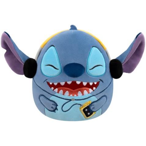 SQUISHMALLOWS Disney Stitch so slúchadlami - 25 cm