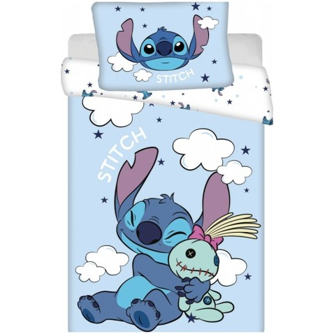 Detské obliečky do postieľky Lilo a Stitch Clouds baby 100x135, 40x60 cm