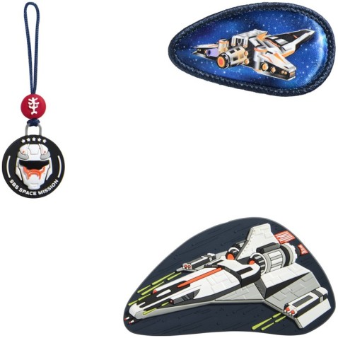 Doplnková sada obrázkov MAGIC MAGS, Starship Galactus, pre aktovky a batohy Step by Step