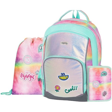 Školský batoh OXY GO Magic, 3dielny set