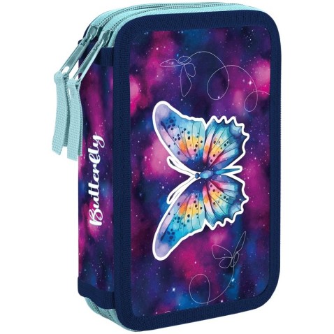 Školský peračník OXYBAG Motýľ, dvojposchodový