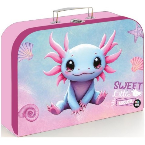 Kufrík na výtvarnú výchovu 34 cm Axolotl