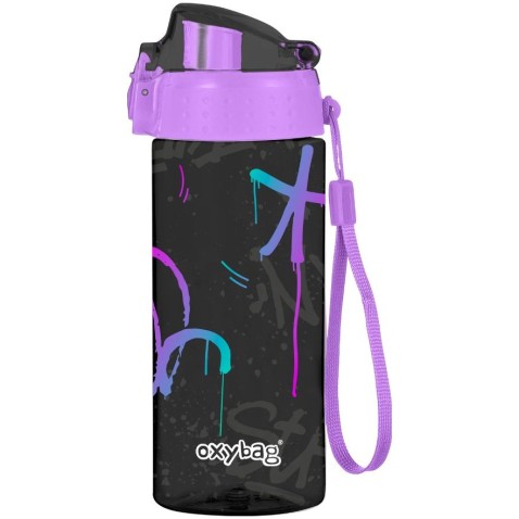 Fľaša na vodu OXY CLiCK 600 ml Graffiti girl