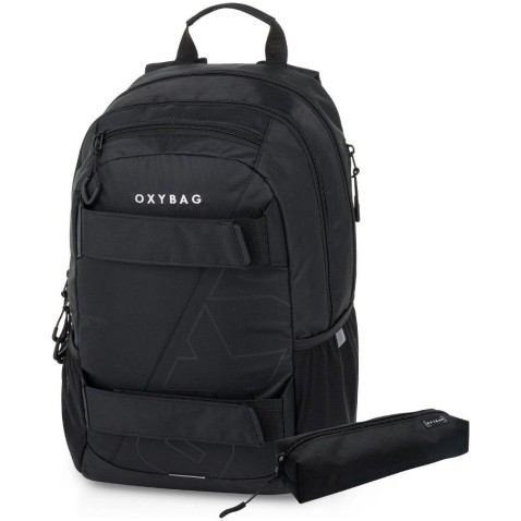 Školská taška OXY Sport Black + etue