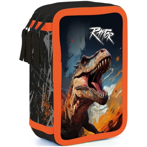 Peračník do školy Oxybag Dino, trojposchodový