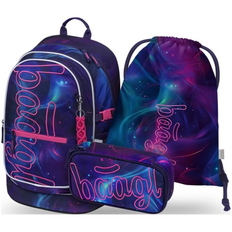 Ruksak do školy BAAGL Core Nova set