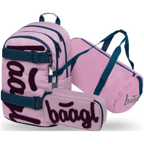 Školský set Baagl Skate Rose