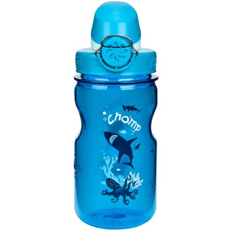 Nalgene fľaša Clear Kids OTF 350 ml Slate Chomp