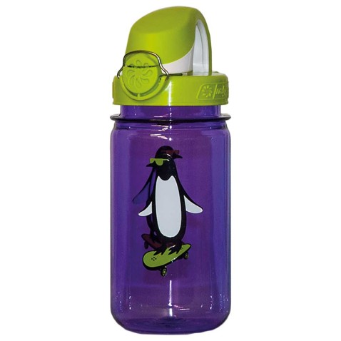 Nalgene fľaša Clear Kids OTF 350 ml Purple Pinguin