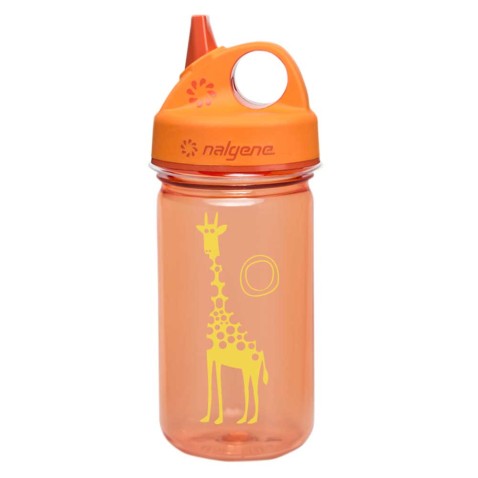 Nalgene fľaša Grip´n Gulp 350 ml Orange Girafee