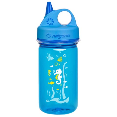 Nalgene fľaša Grip´n Gulp 350 ml Blue Seahorse