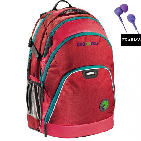 Školský batoh Coocazoo EvverClevver, Rio Red