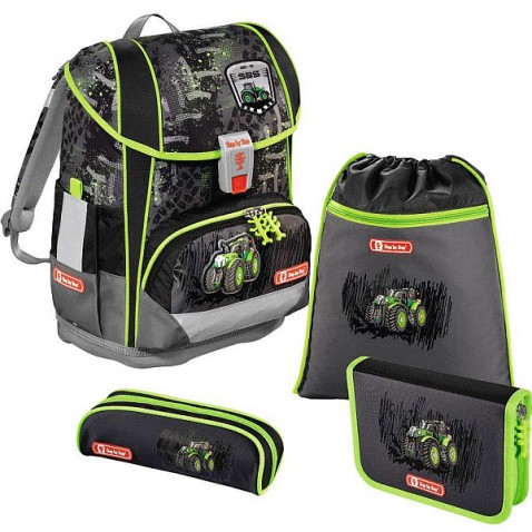 Školská aktovka Hama LIGHT 2  SET, Step by Step Traktor