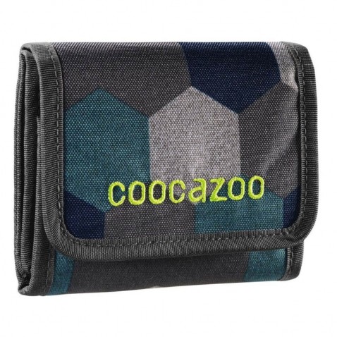 Peňaženka Coocazoo CashDash, Blue Geometric Melange