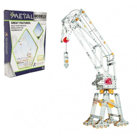 Stavebnica kov Žeriav 523 dielikov