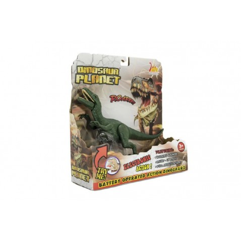 Dinosaurus plast 26cm na batérie so zvukom a svetlom 2 druhy