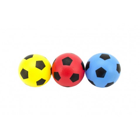 Loptička futbal guma 12cm 6 farieb