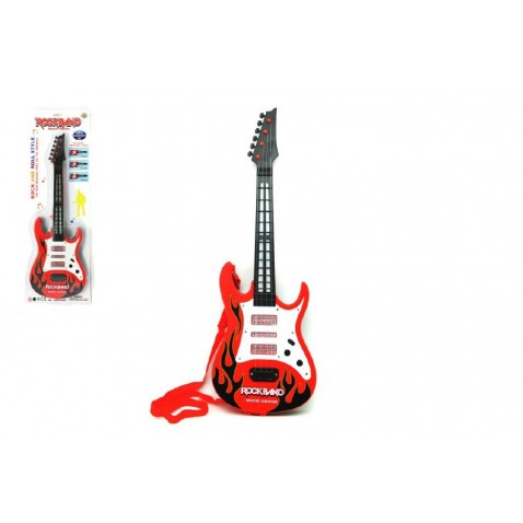 Gitara plast 54cm na batérie so zvukom a svetlom