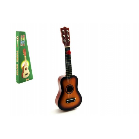 Detská gitara drevo/kov 53cm