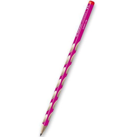 Grafitová ceruzka Stabilo Easygraph S - HB, pre pravákov - ružová