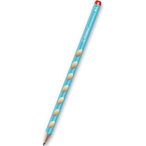Grafitová ceruzka Stabilo Easygraph S - HB, pre pravákov - modrá