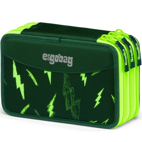 Trojposchodový peračník pre chlapcov Ergobag Fluo Blesk