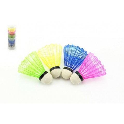 Loptička na badminton farebný 5ks v tube