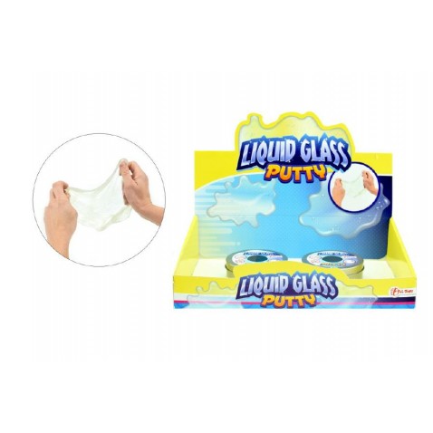 Hmota / elína inteligentná transparentná / priehľadná 8cm v plechovke 12ks