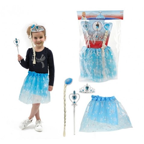 Kostým/sukňa princezná Ľadové kráľovstvo/Frozen s doplnkami