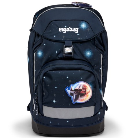 Školský batoh Ergobag prime Galaxy modrý